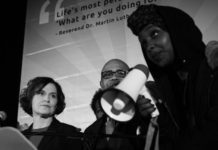 Minneapolis Mayor Betsy Hodges shouted down from podium at MLK event