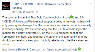 bold cold delay response