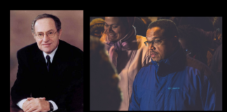 Ellison photo by By Tony Webster from Minneapolis, Minnesota [CC BY-SA 2.0 (https://creativecommons.org/licenses/by-sa/2.0)], via Wikimedia Commons Dershowitz photo By The Huntington (Flickr: Alan Dershowitz) [CC BY 2.0 (https://creativecommons.org/licenses/by/2.0)], via Wikimedia Commons