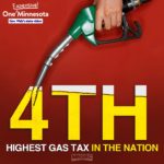 New Minnesota Democrat Budget Will Cost An Average Family $300 More A Year In Gas Taxes Alone Senate Republicans Graphic Against Proposed Increasing Gas Tax via MNSRC