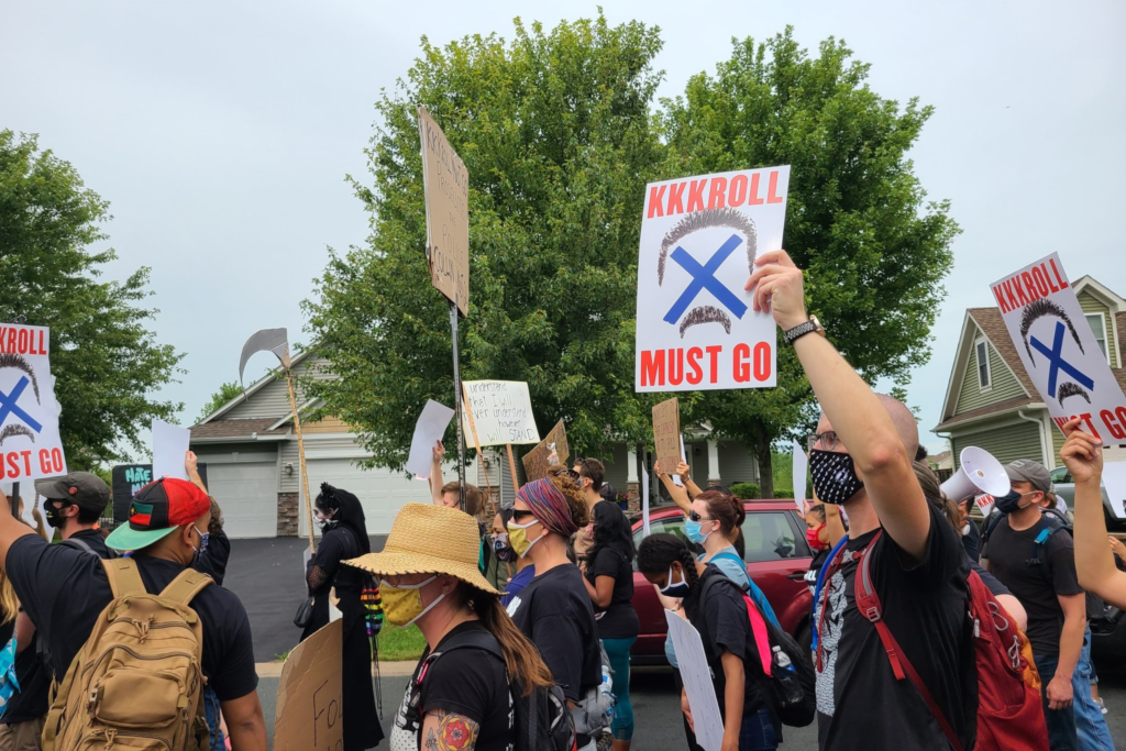 Protest Elmo Lake Elmo considers ordinance to ban targeted protests outside of homes ...