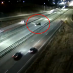 An airplane approaches for landing over 35W. (MN DOT)
