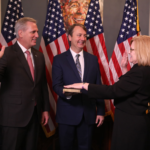 Congresswoman Fischbach takes her oath of office Jan. 3 at the U.S. Capitol. Michelle Fischbach/Twitter
