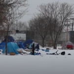 Homeless camp in Near North neighborhood (Image source: YouTube/JDDuggan)