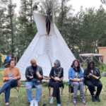“The Squad” meets with local anti-Line 3 leaders in Minnesota. (Twitter/Screenshot)