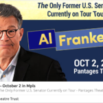 This is a screenshot of an add the Theatre Trust is running ahead of Franken’s next show.