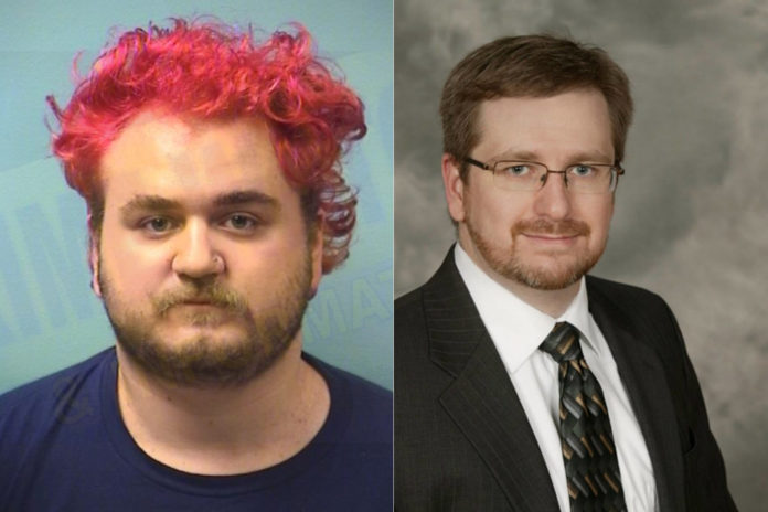 Jonathan Alton and Judge Nathaniel Welte (Left: Crime Watch Minneapolis; Right: Minnesota Courts)