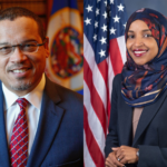 Left: Attorney General Keith Ellison/Minnesota Attorney Generals Office; Right: Rep. Ilhan Omar/U.S. House