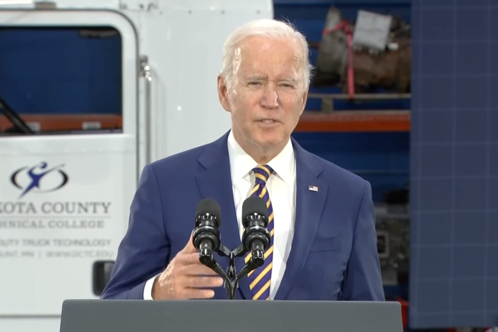 Biden Visits Minnesota To Discuss Passage And Impact Of $1 Trillion ...