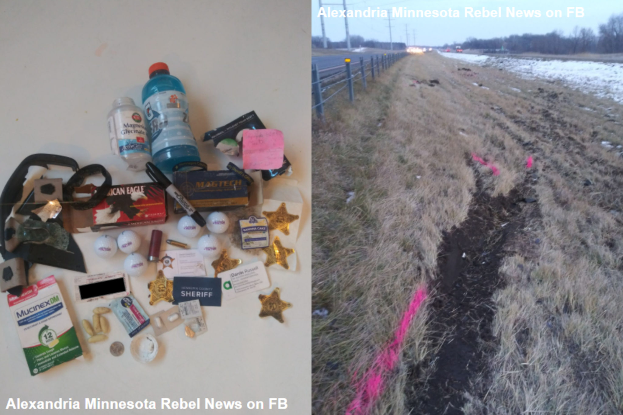 Alexandria man says he found live ammo littered about the site of