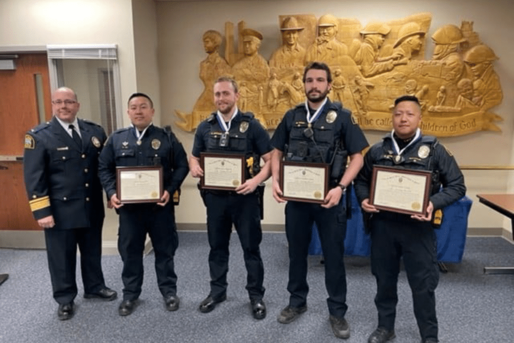 Four St. Paul police officers honored with award for saving life of ...