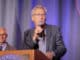 Republican Dr. Scott Jensen speaks at a recent Somali Republican dinner. (Alpha News)