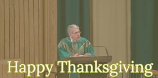 Fr. Dufner: Acknowledge God this Thanksgiving