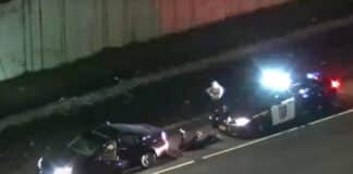 State Patrol stop captured on traffic camera nets two arrests