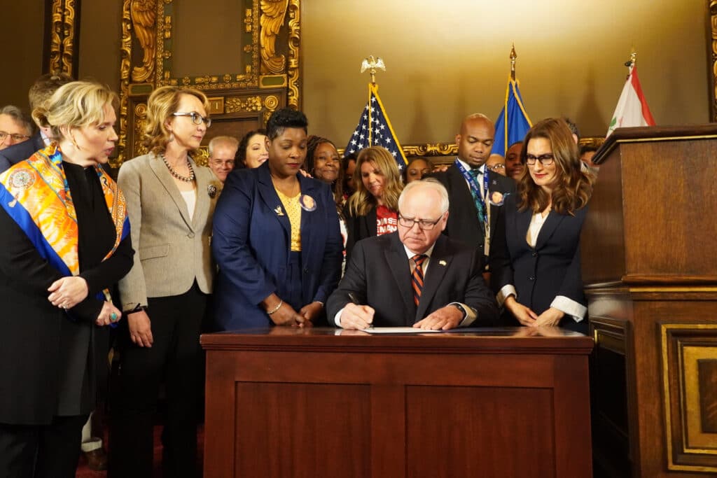 Walz Chides Gun Rights 'extremists,' Signs Pair Of Gun Control Measures ...