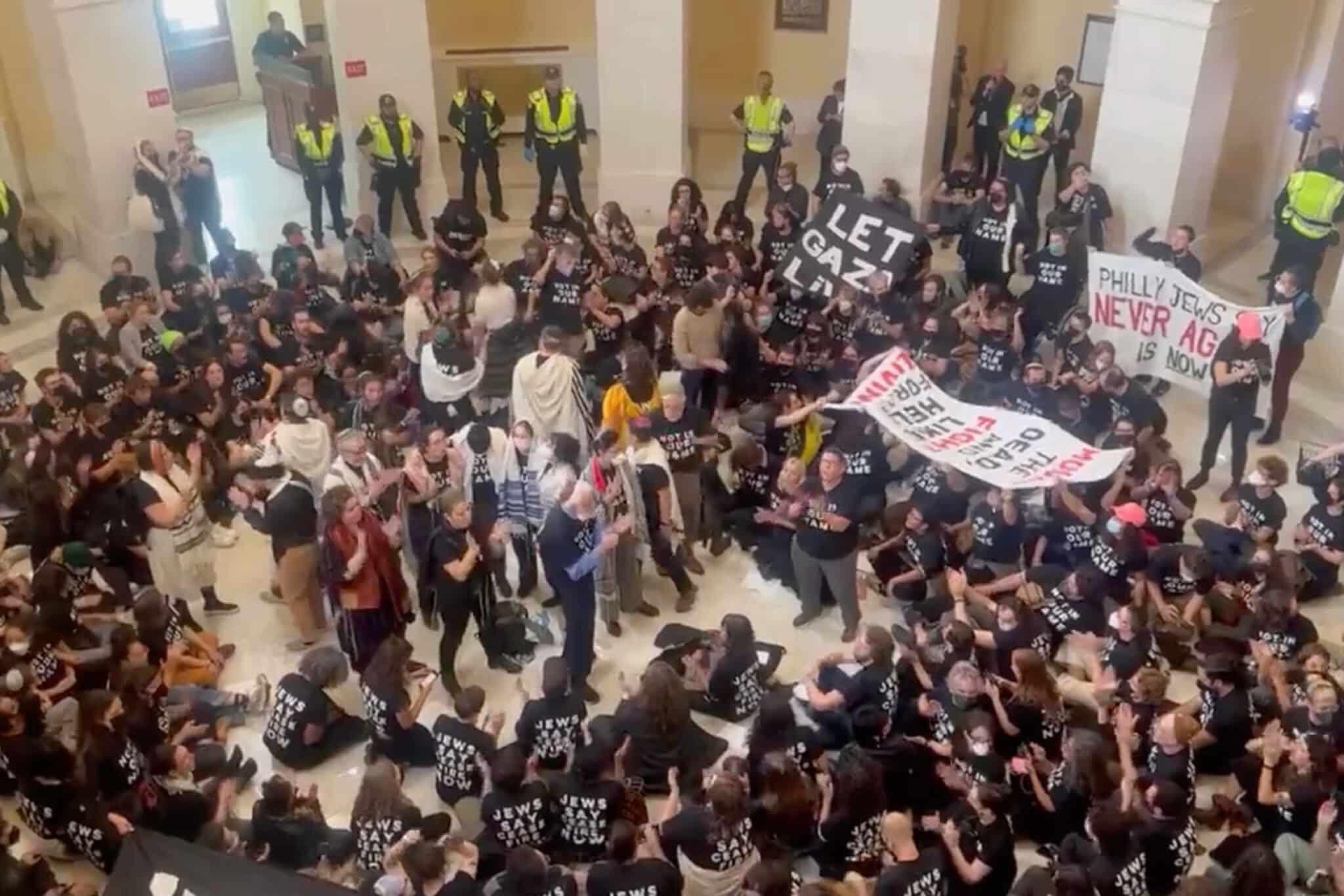 Pro-Palestine protesters storm U.S. Capitol, occupy Cannon Rotunda