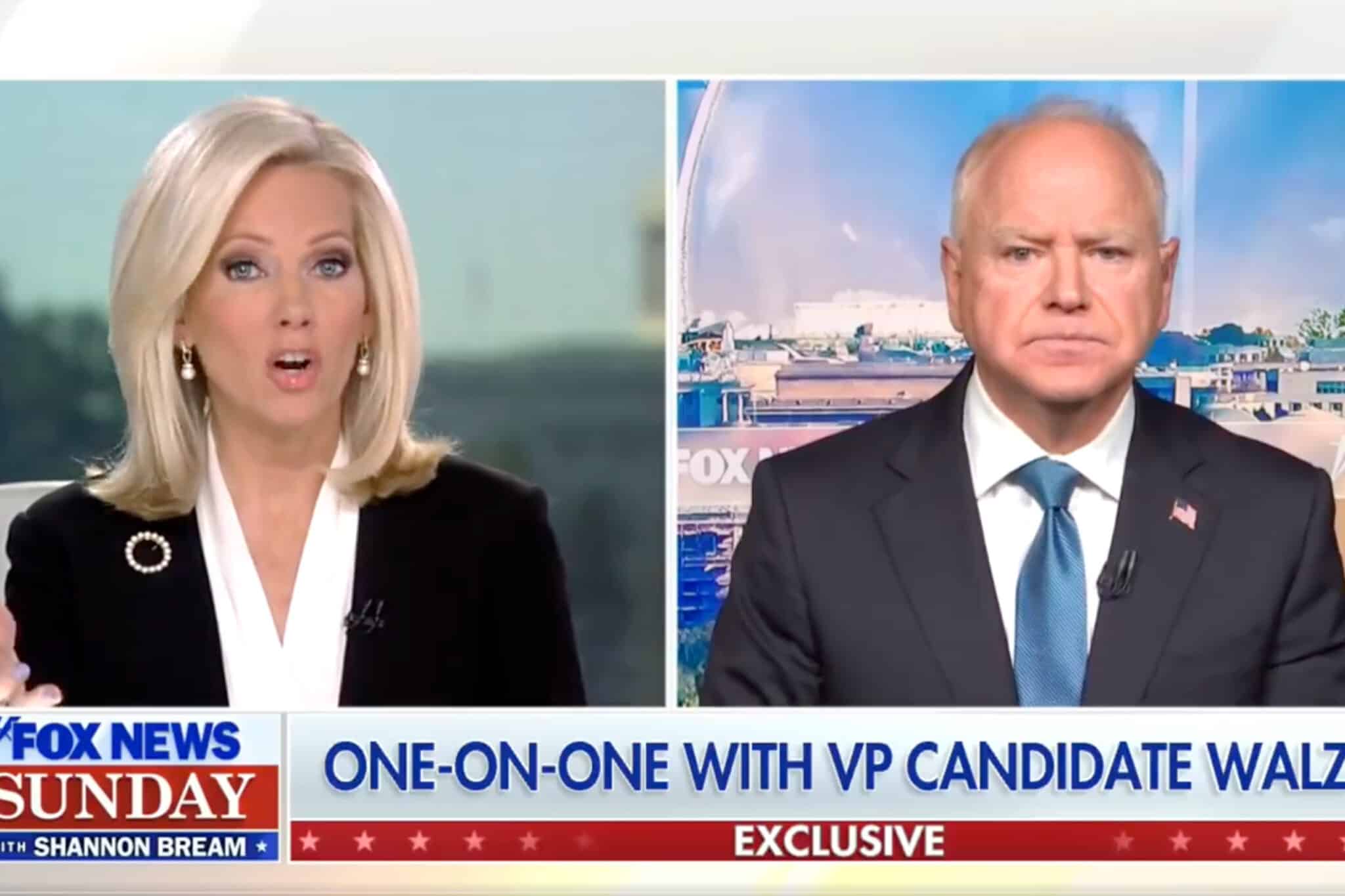 Fox host challenges Walz on state's abortion law, says it goes 'far