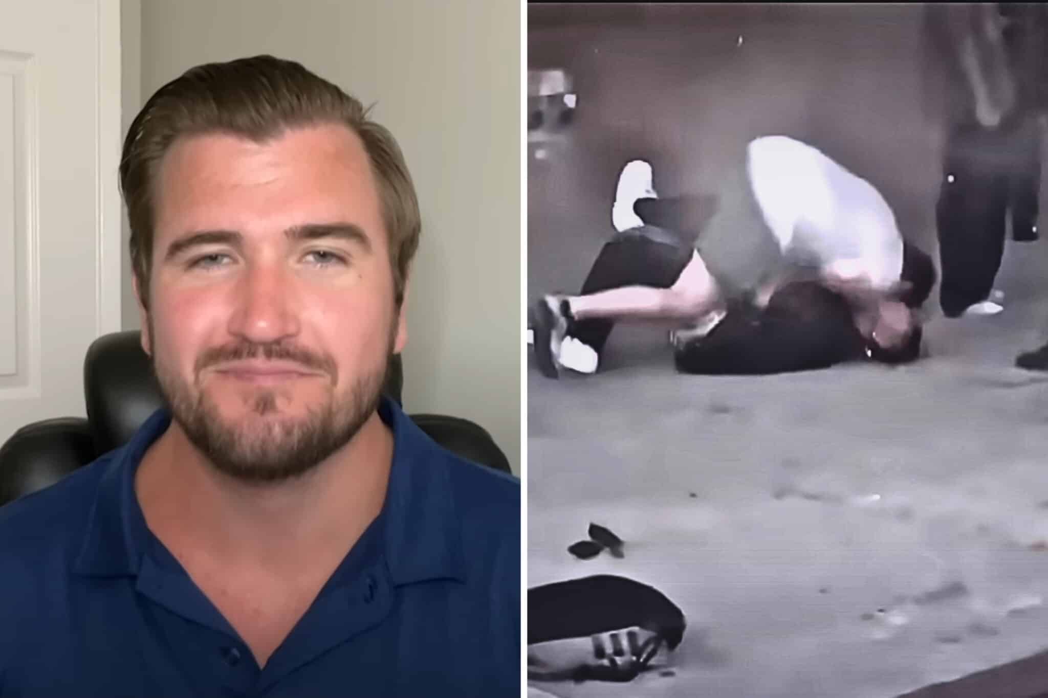 FIRST INTERVIEW: Man who body-slammed rioter in viral video speaks out