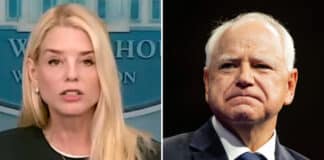 Pam Bondi / Gov. Tim Walz