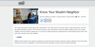Know your Muslim neighbor