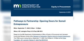 Minnesota agency hosting event to help ‘Somali small business owners’ obtain government contracts