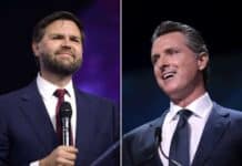 Poll: JD Vance leads Gavin Newsom in head-to-head 2028 presidential matchup JD Vance / Gavin Newsom