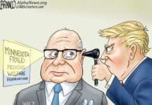 Alpha News cartoon: Light it up