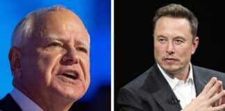 Tim Walz Elon Musk