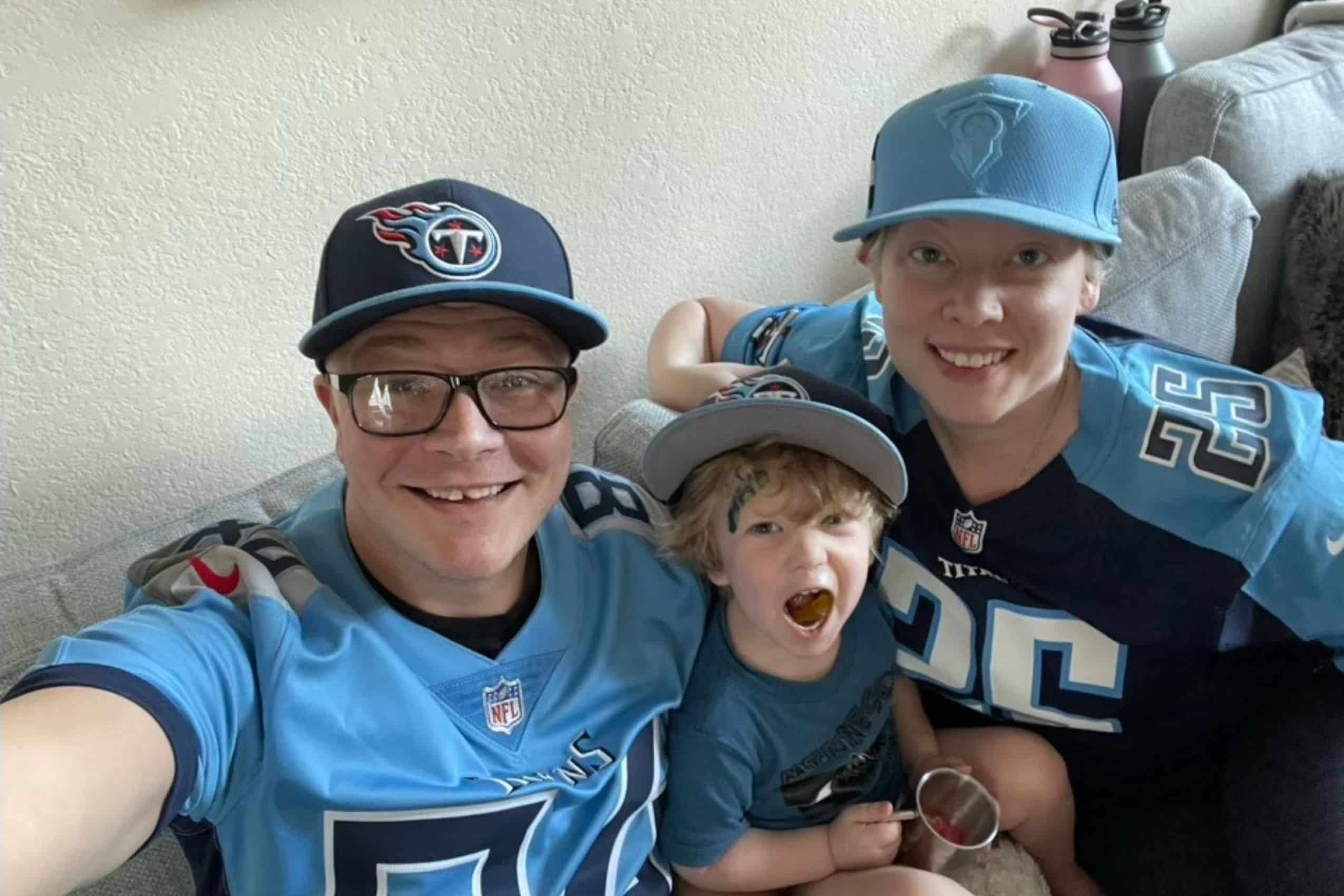 Tim Macklin Jr. and family