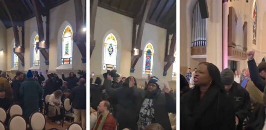 Cities Church protest