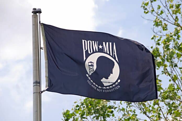 Prisoner of war/missing in action flag