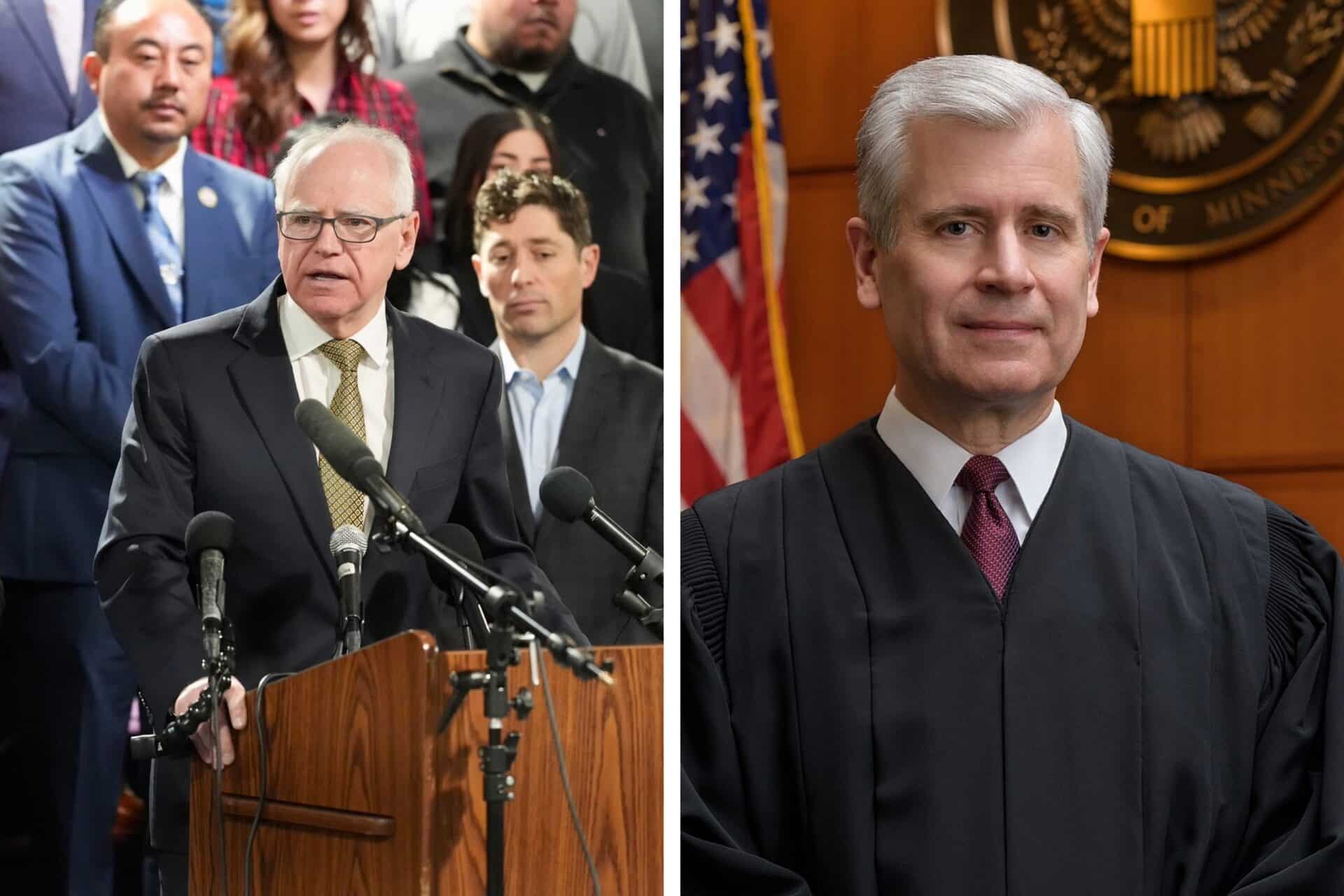 Federal judge blocks subpoenas of Walz, Ellison and other top state ...