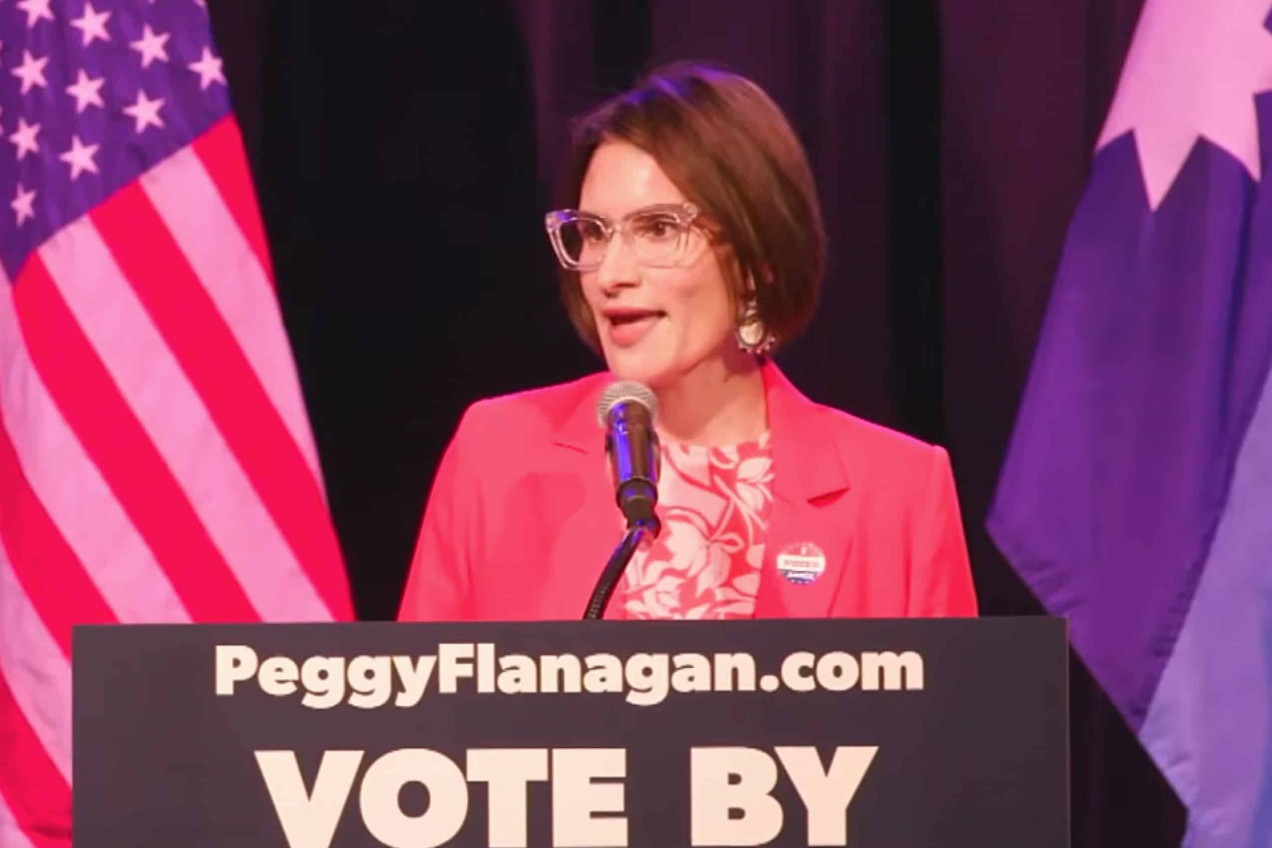 Peggy Flanagan rallies with Bernie Sanders, Keith Ellison as Senate primary hits final stretch