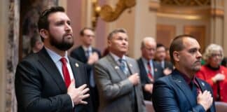 Republican Sen. Michael Holmstrom launches Sharia Free Minnesota Caucus in state legislature Michael Homstrom