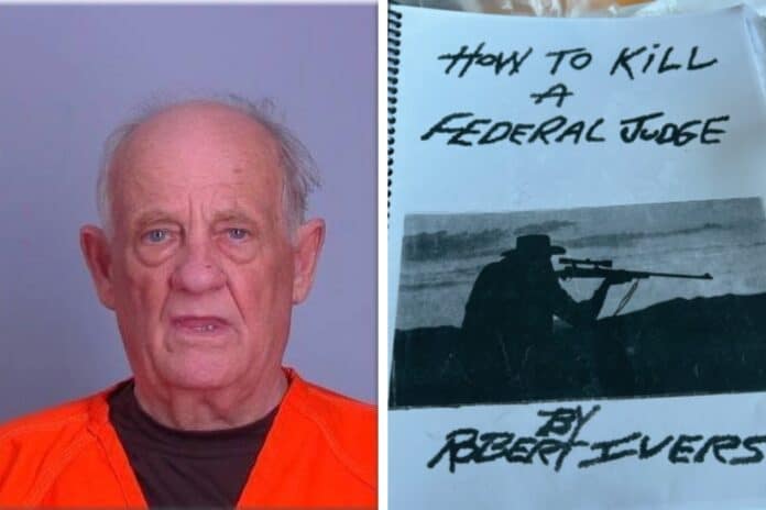 ivers Left: Robert Ivers/Sherburne County Jail; Right: Cover of the manifesto written by Ivers/U.S. Attorneys Office