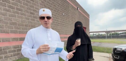 James OKeefe and Cam Higby appear in a viral video on Minnesotas vouching law. (James OKeefe/X)
