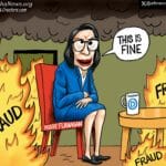 Alpha News cartoon: Oblivious