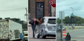 Scenes from the area immediately surrounding Kimball Court in St. Paul. (Photos provided by a neighborhood resident