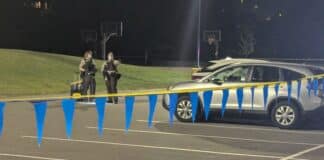 Law enforcement respond to a Sept. 22 shooting at Our Lady of Grace Catholic Church in Edina.