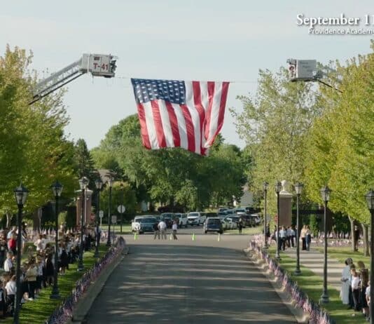WATCH: Providence Academy hosts annual 9/11 tribute in Plymouth