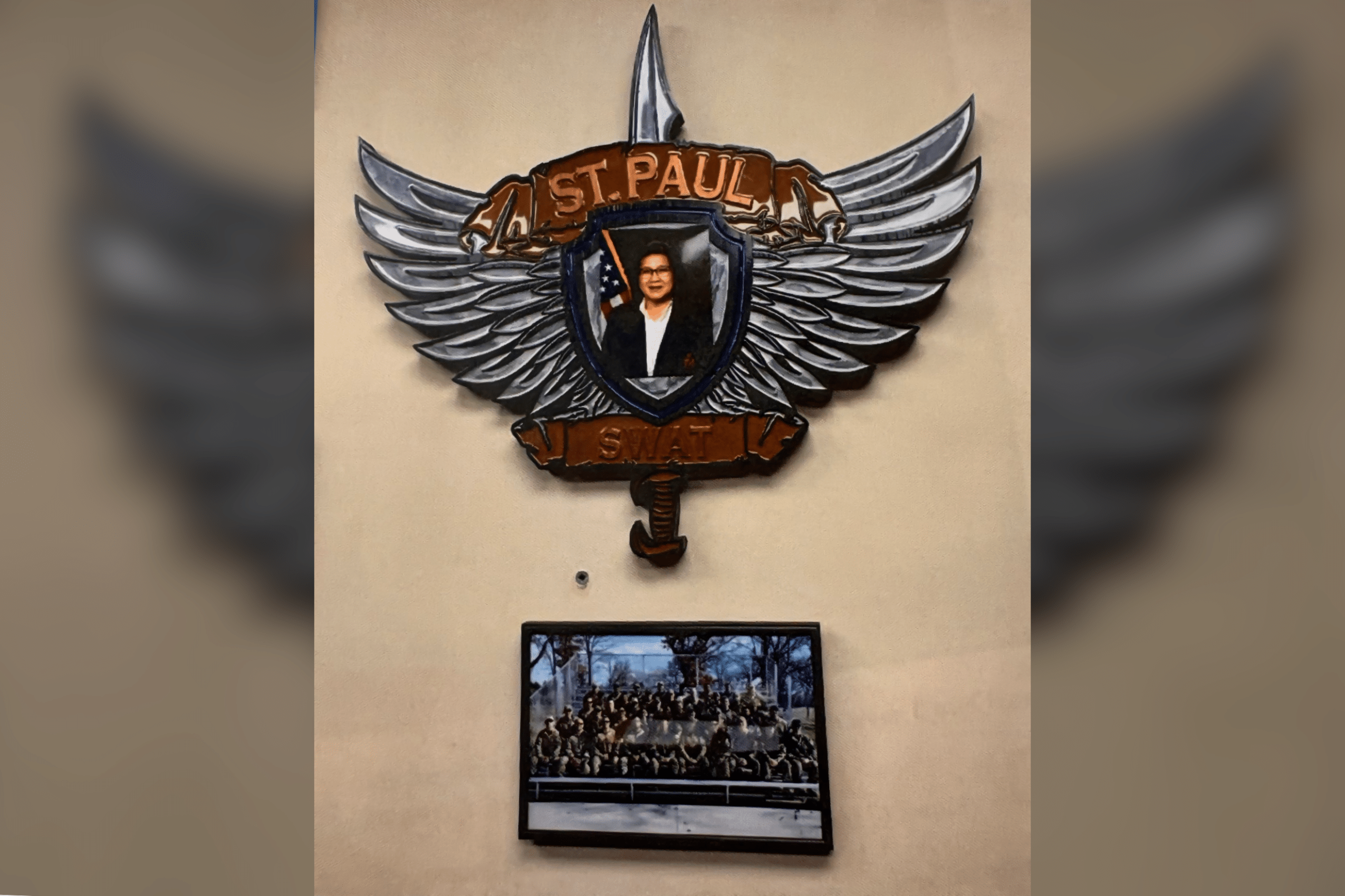 SWAT retirement plaque