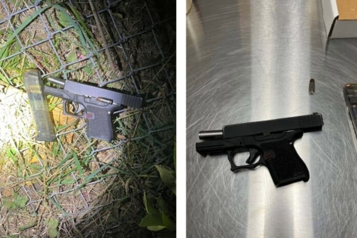 Photos of the gun that police recovered belonging to Esau Sago. (U.S. Attorneys Office)