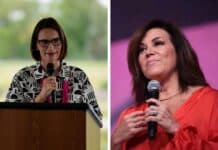 Peggy Flanagan and Michele Tafoya
