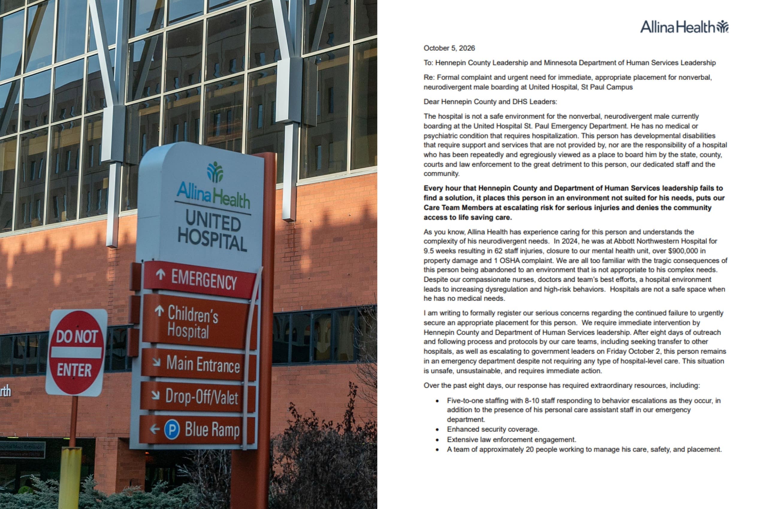 Hospital sounds alarm over caring for man linked to Hastings home invasion