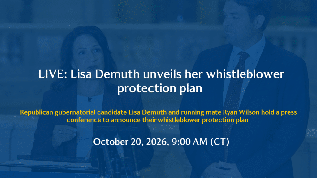 LIVE: Lisa Demuth unveils her whistleblower protection plan - Alpha Ne