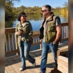 Rep. Ilhan Omar and her husband in a video posted to social media Friday.