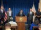 U.S. Attorney Daniel Rosen speaks at a press conference Wednesday to announce the charges.