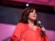 Michele Tafoya speaks at the 2023 Young Women's Leadership Summit.