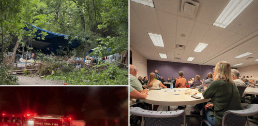Fires, smoke intensify concerns over St. Paul homeless encampment as residents press officials for answers Waterford Bay