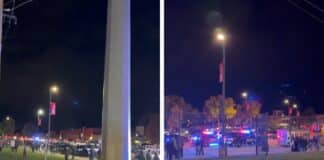 Two teens shot at Eden Prairie High School homecoming game Friday night Police respond to a shooting at Eden Prairie High School's homecoming football game Friday night.